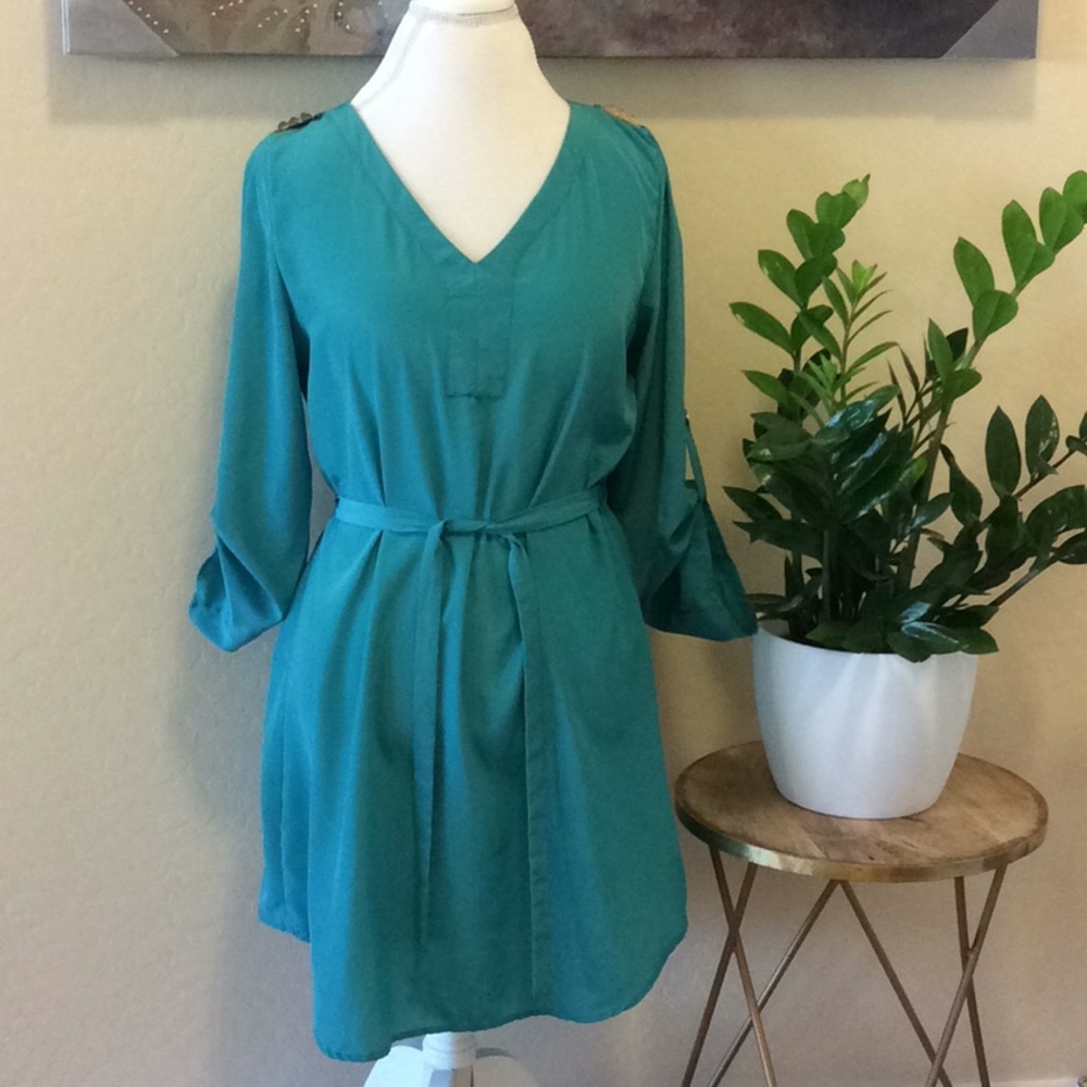 Green x Gold Tunic